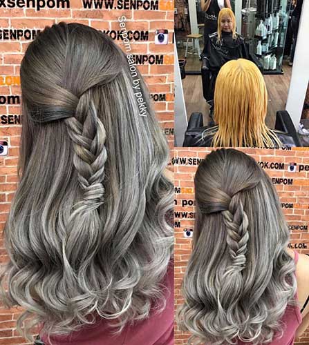 Trendy Color on Bangkok Hair Extensions at Senpom Salon